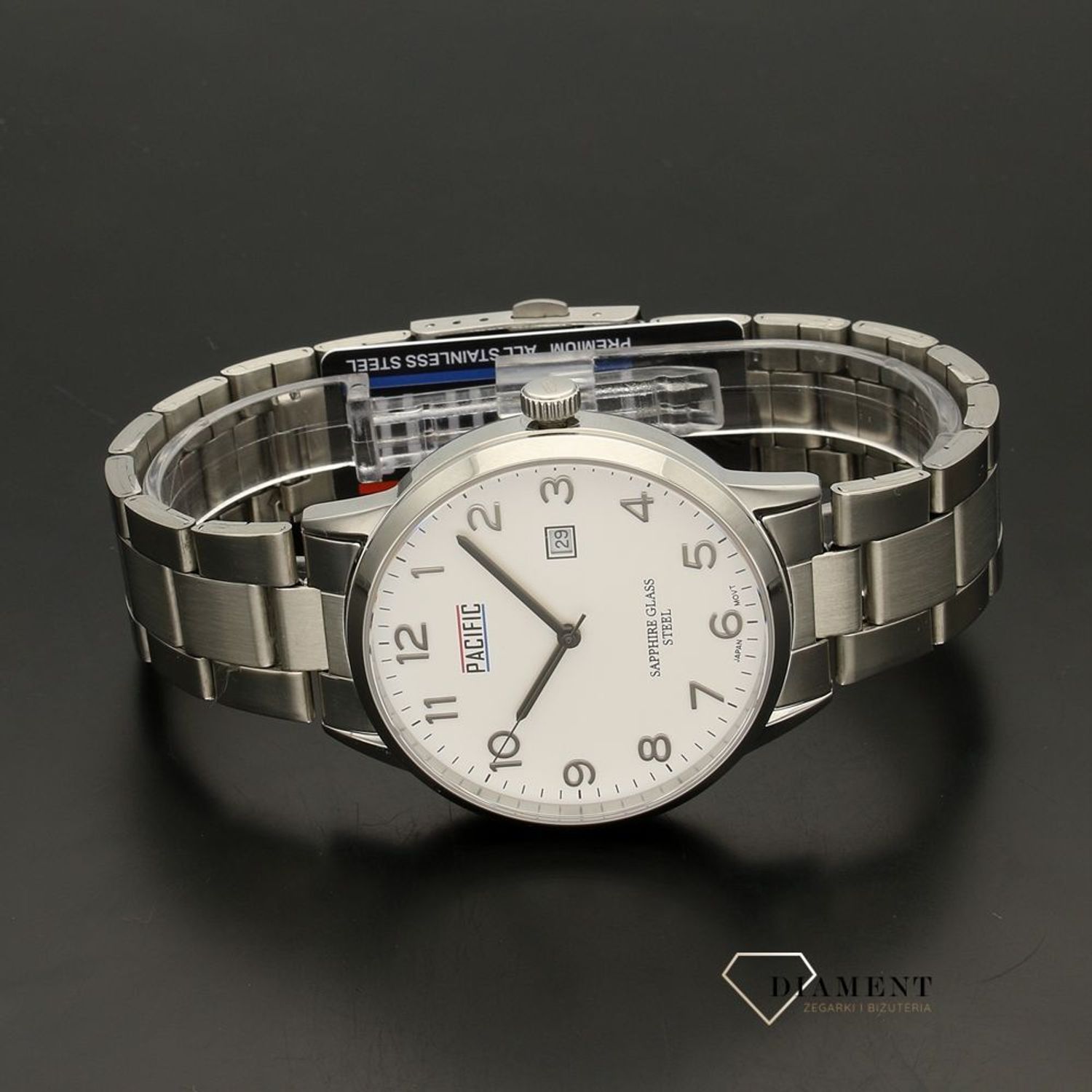 Męski zegarek Pacific Sapphire S1047 SILVER (1).jpg